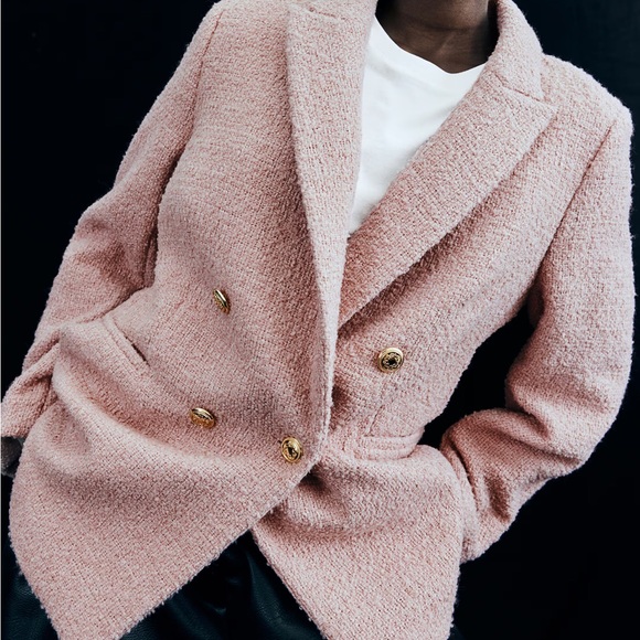 H&M Jackets & Blazers - H&M Textured Weave Tweed Blazer